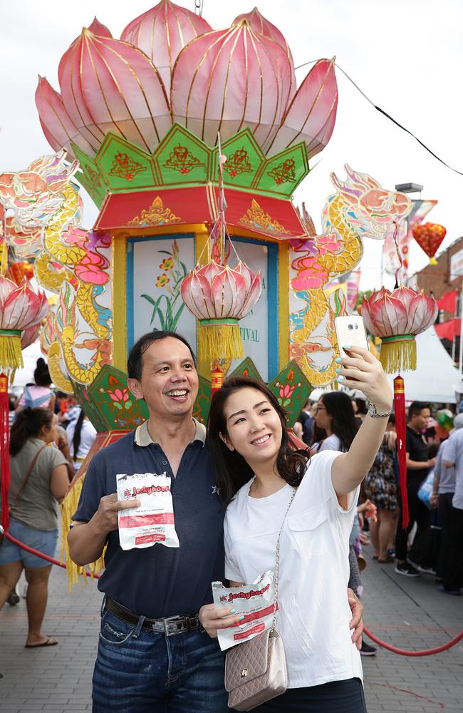 Crowd enjoying the day at the Moon Festival in 2017. Picture: Carmela Roche.