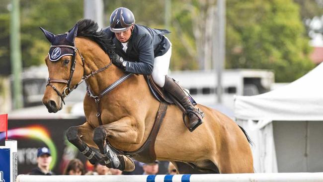 The Gatton World Cup showjumping is one of the events happening this weekend. Picture: Nev Madsen