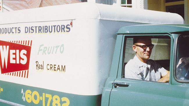 A early Weis ice cream delivery van