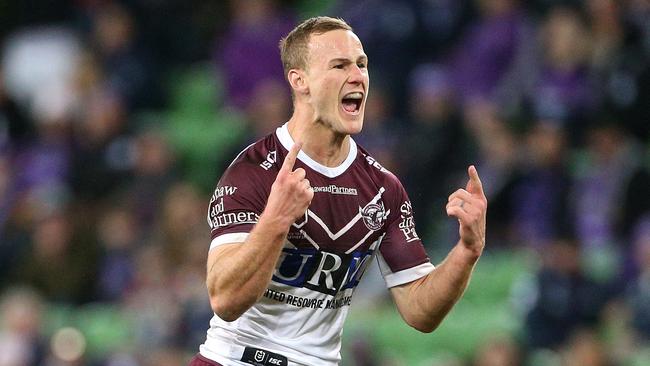 Daly Cherry-Evans hit the match winning drop goal late in extra time. Picture: Hamish Blair