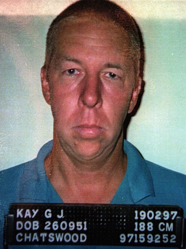 A 1997 mugshot of Graham James Kay.