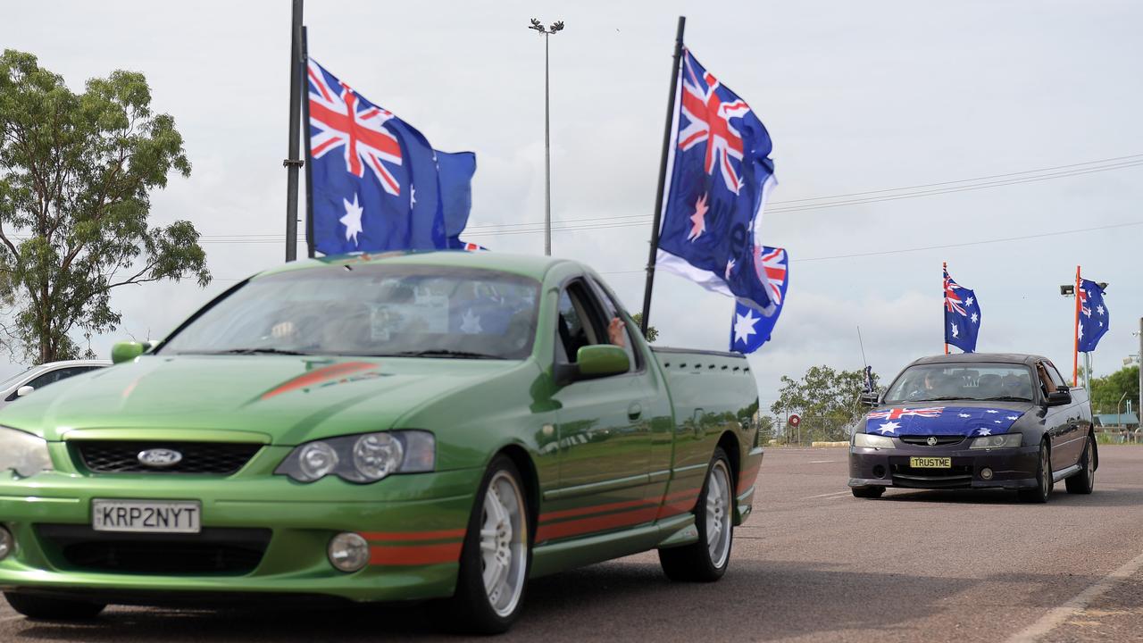 The Variety NT Ute Run in Hidden Valley. Picture: (A)manda Parkinson