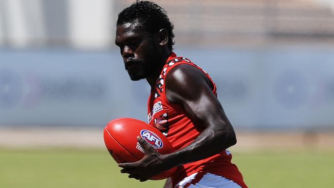 Adam Tipungwuti has been turning heads. Picture: Keri Megelus