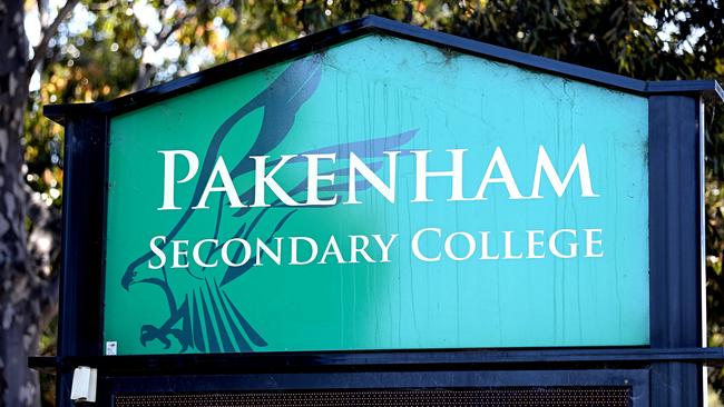 Pakenham Secondary College, southeast of Melbourne in Victoria, is on the list. Picture: Tim Carrafa