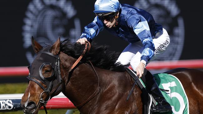 SYDNEY, AUSTRALIA - JUNE 11: Dylan Gibbons on Zadig wins race 1 the TAB Highway Handicap during Sydney Racing at Royal Randwick Racecourse on June 11, 2022 in Sydney, Australia. (Photo by Mark Evans/Getty Images)
