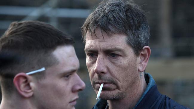 Aussie Ben Mendelsohn in prison drama <i>Starred Up</i>.