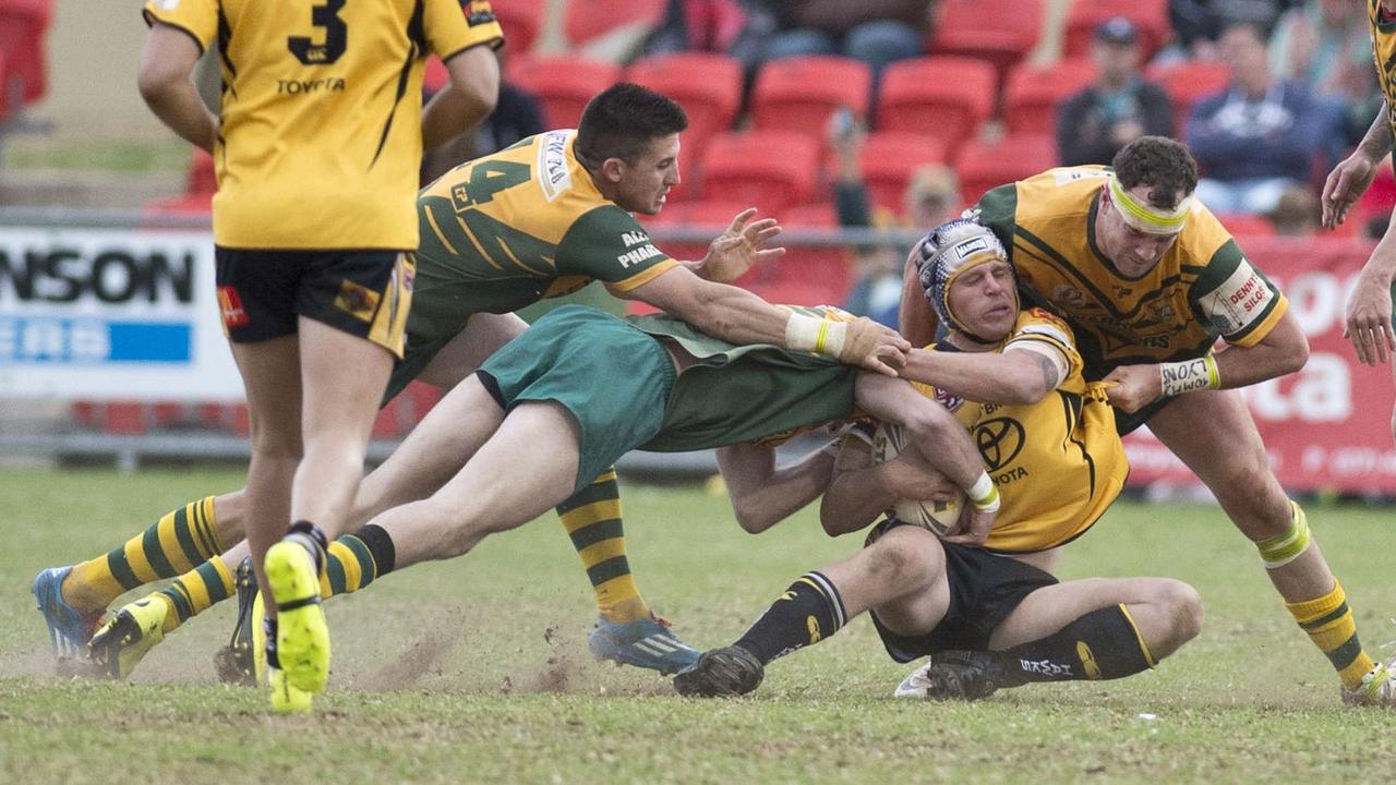 Daniel Marsh, Gatton. TRL grand final, Wattles vs Gatton. Sunday, Sep 07, 2014. Photo Nev Madsen / The Chronicle