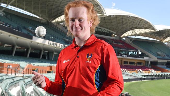 IN A SPIN: Emerging SA star leg-spinner Lloyd Pope has been selected in the Australian team for next month’s Under-19 Cricket World Cup in New Zealand. Picture: Keryn Stevens (AAP).