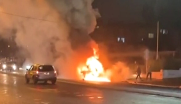 One teen is in a coma and five others were taken to hospital. Picture: 7 News