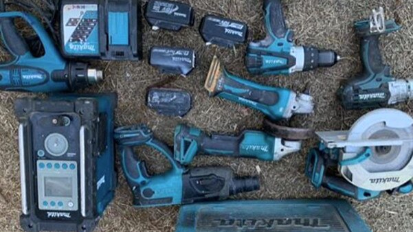 Power tools are most appealing to thieves.