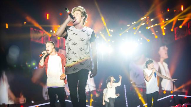 One Direction have reportedly been having chats about a reunion. Picture: Eugene Hyland