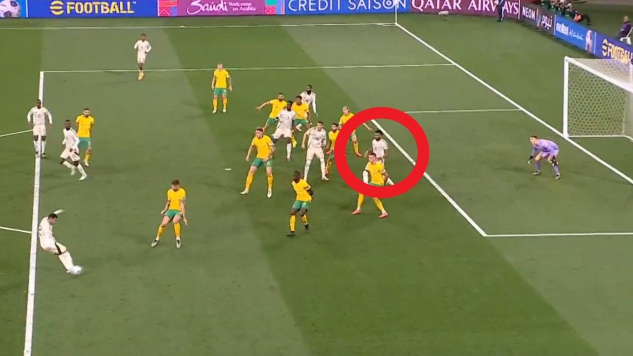 It was a seriously tight offside call. Photo: X.