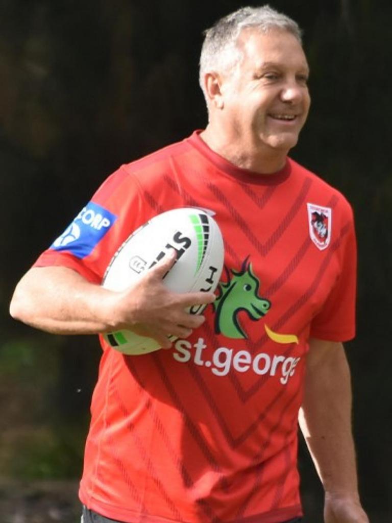 Dragons assistant coach Peter Gentle has been sacked. Picture: Dragons Media