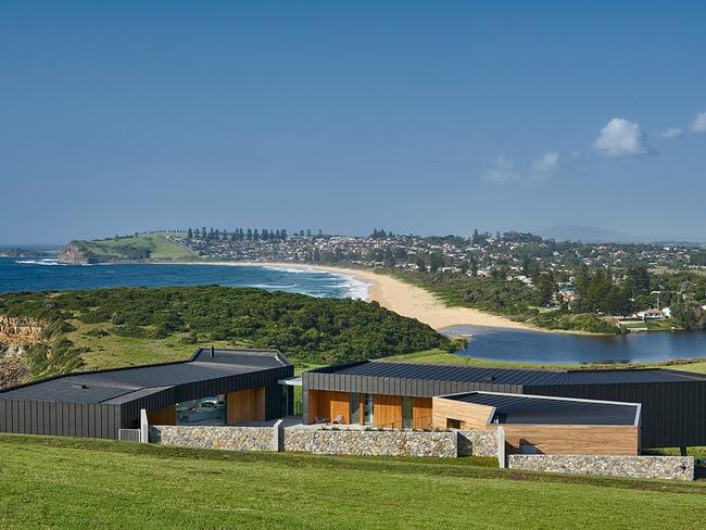 Architect Andy Carson's spectacular Headland House at Werri Beach.