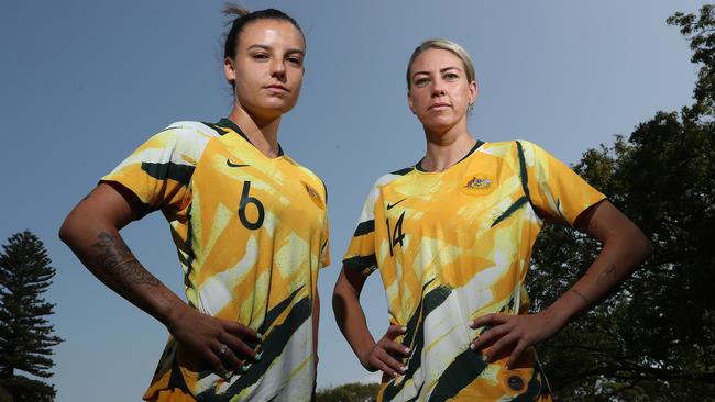 Chloe Logarzo and Alanna Kennedy have fought back from adversity Picture: Brett Costello