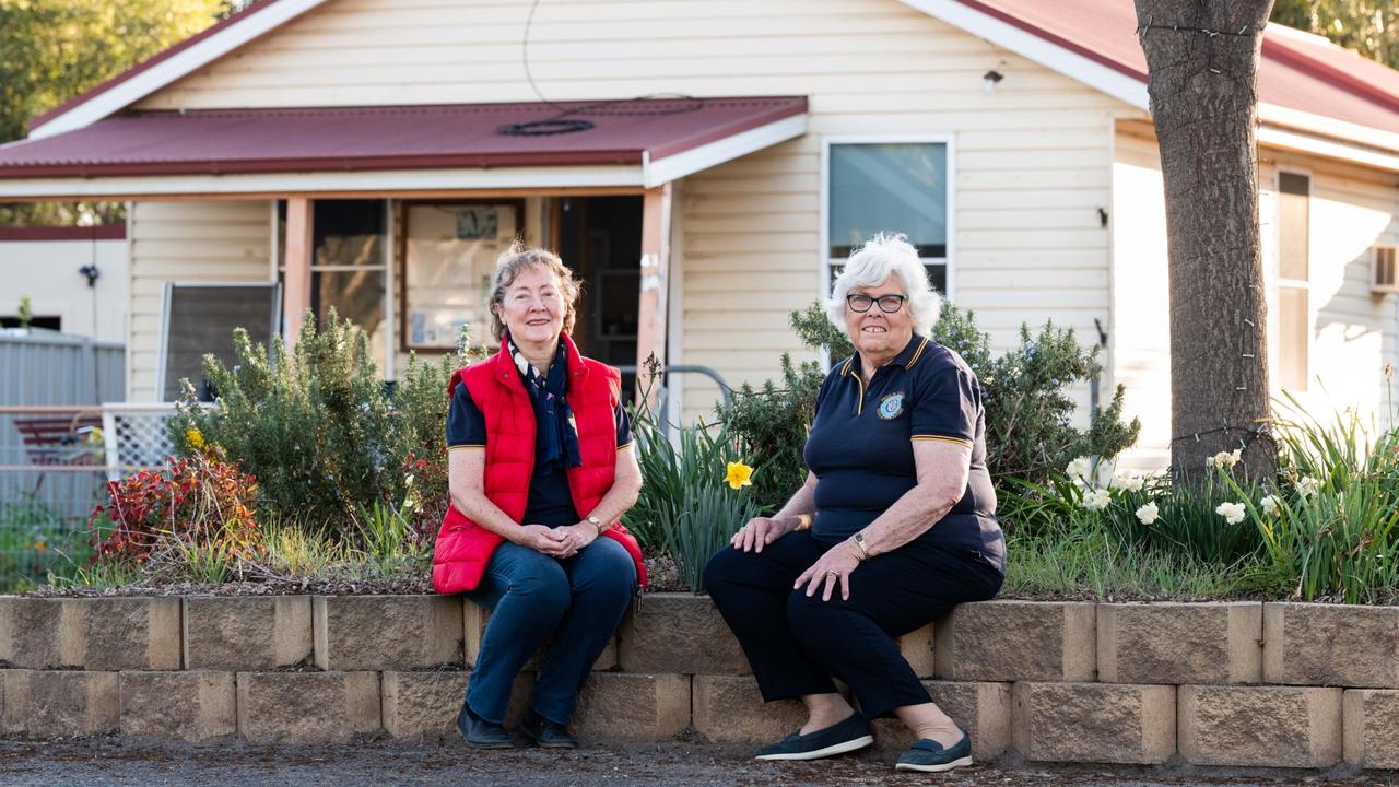 Eugowra CWA treasurer Frances Anderson and president Margaret Swift. Pictures: Rachael Lenehan