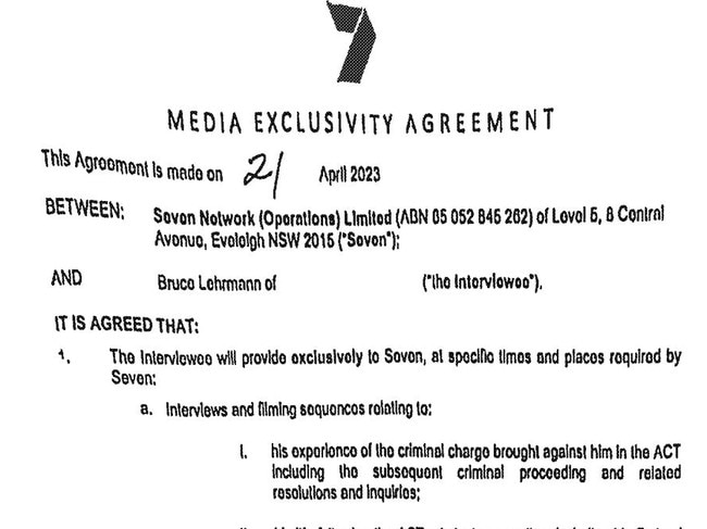 The agreement with Channel 7 puts the date the rent-free deal will end as 12 months from April 21, 2023.