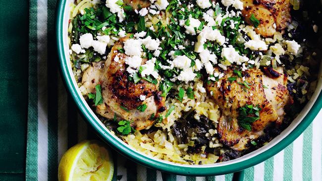 All in one: this Greek chicken dish is a one-pot meal in itself