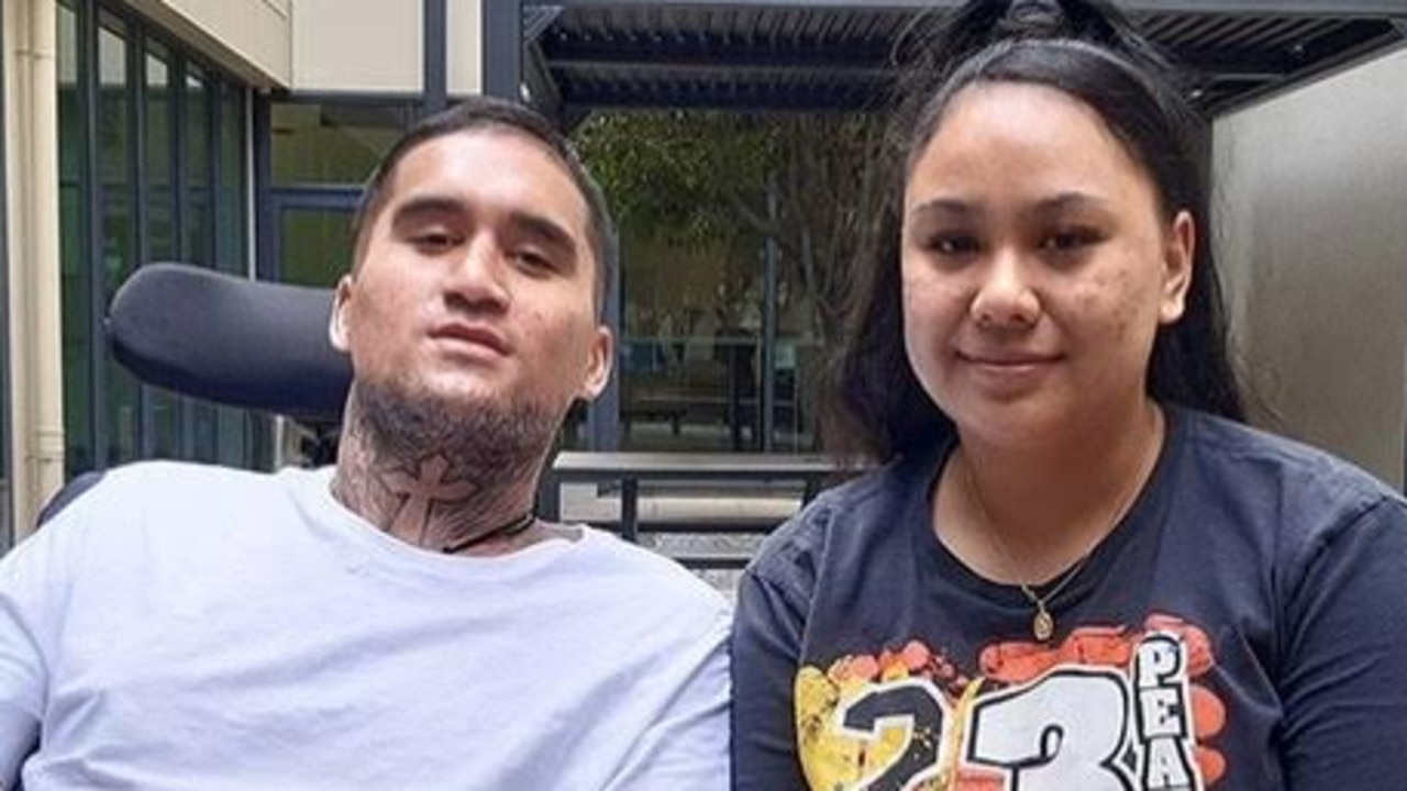 Jahden Nelson with partner Santana Tierney at Middlemore Hospital. Photo / Te Whatu Ora Counties Manukau