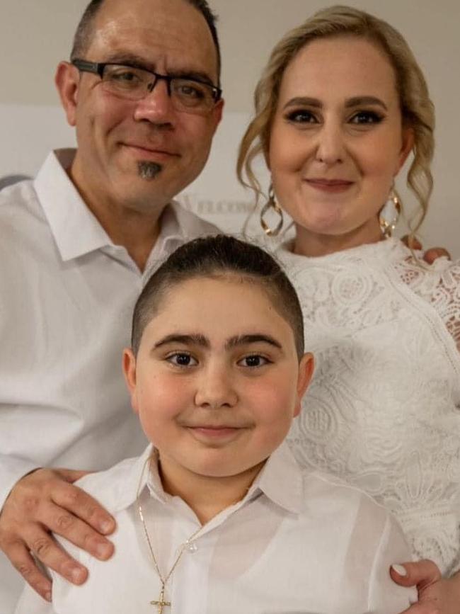His father Simon has thanked the community for their prayers. Picture: Supplied