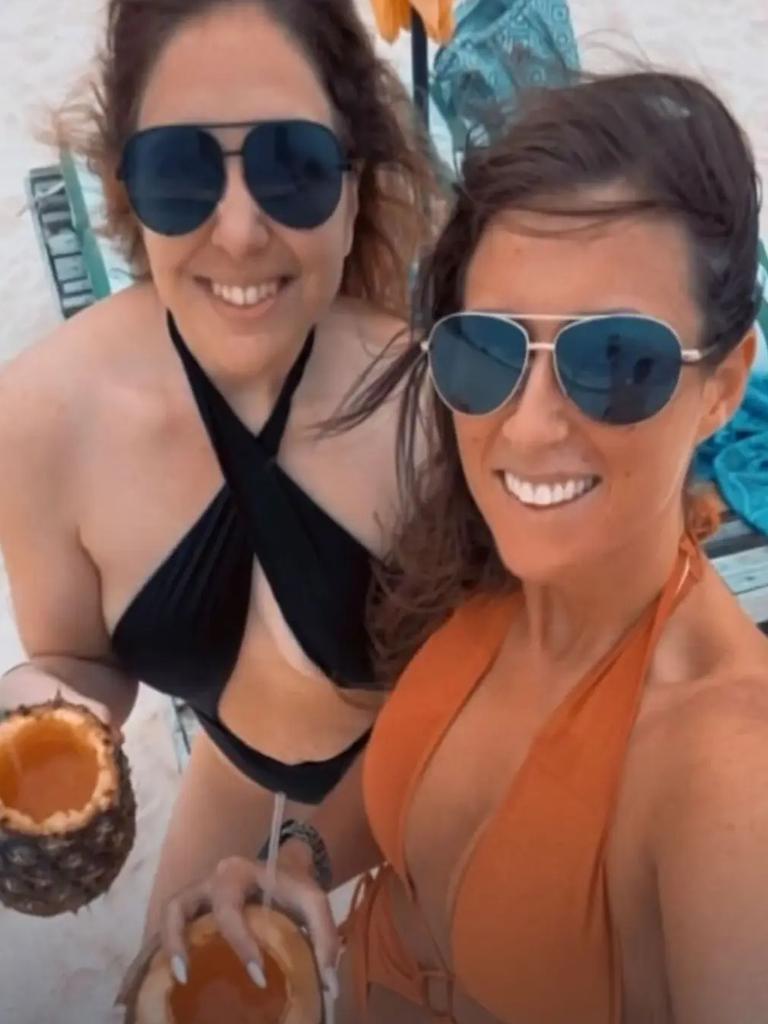 Amber Shearer (right) and Dongayla Dobson (left) said the drinks they were given by staffers were much stronger than expected. Picture: LEX 18