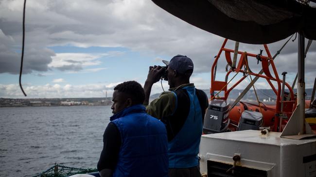 The migrant rescue ship Sea Watch 3 off Syracuse yesterday. Picture: AFP