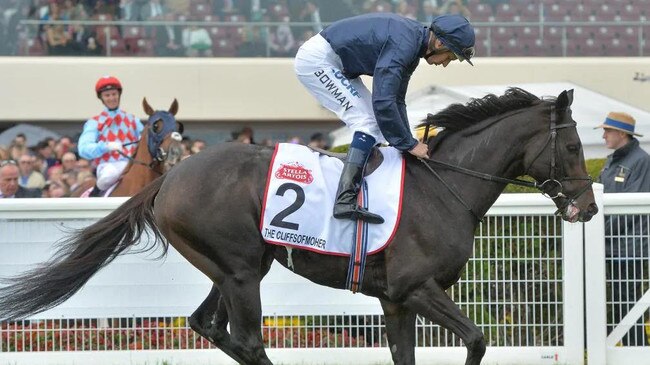 The Cliffsofmoher was third in the Caulfield Cup last month. Picture: Getty