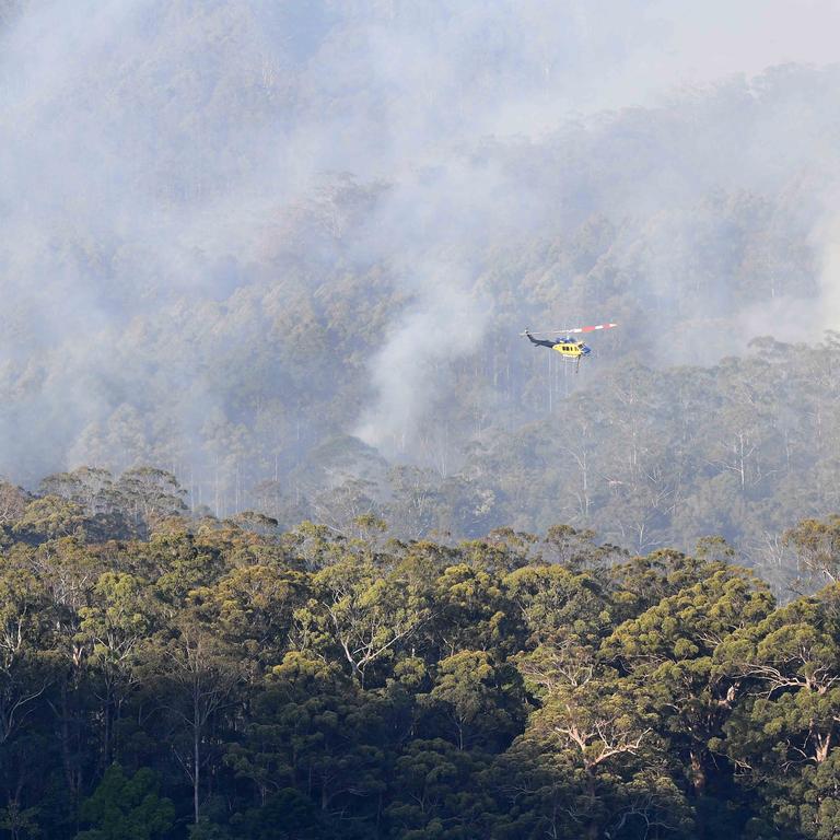 Obi Valley bushfire, Witta. Picture: Patrick Woods.