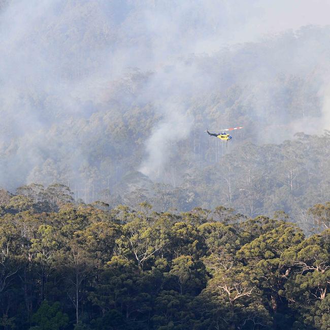 Obi Valley bushfire, Witta. Picture: Patrick Woods.