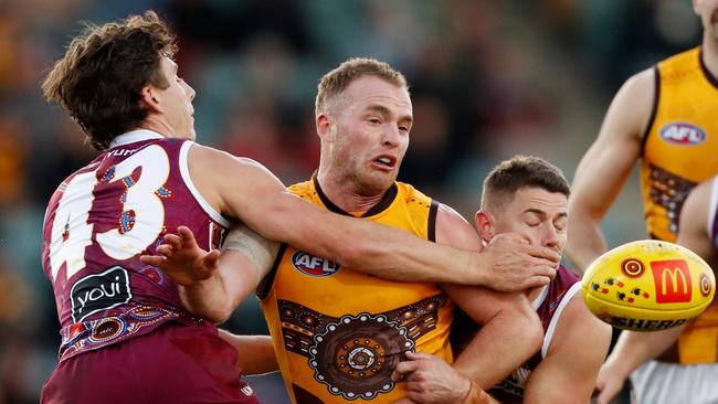 Brisbane gave away 36 free kicks last week. Picture: Dylan Burns/AFL Photos via Getty Images