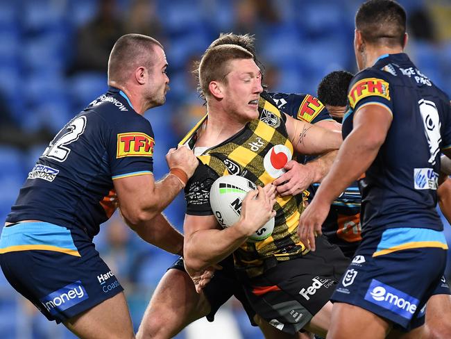Hetherington is reviving his career at the Warriors. Picture: Bradley Kanaris/Getty Images