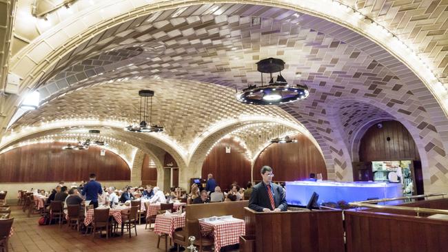 The interior of the Oyster Bar at Grand Central Terminal in Manhattan. Picture: Getty Images