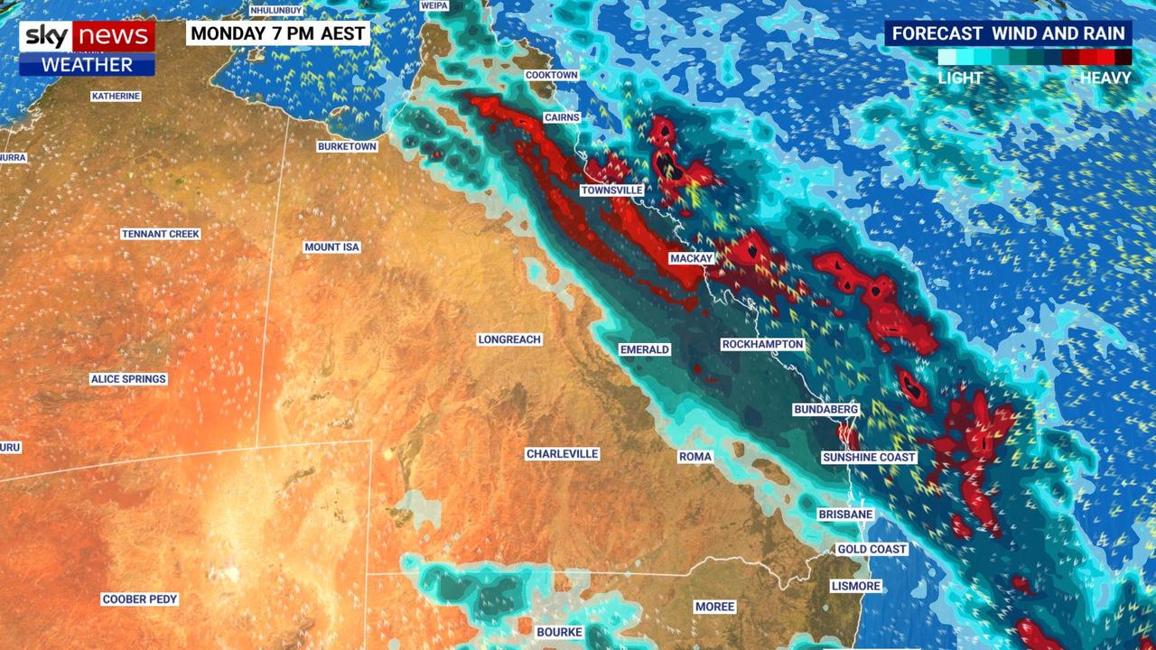 Sydney, Brisbane, Wollongong forecast East Coast Low set to bring wild