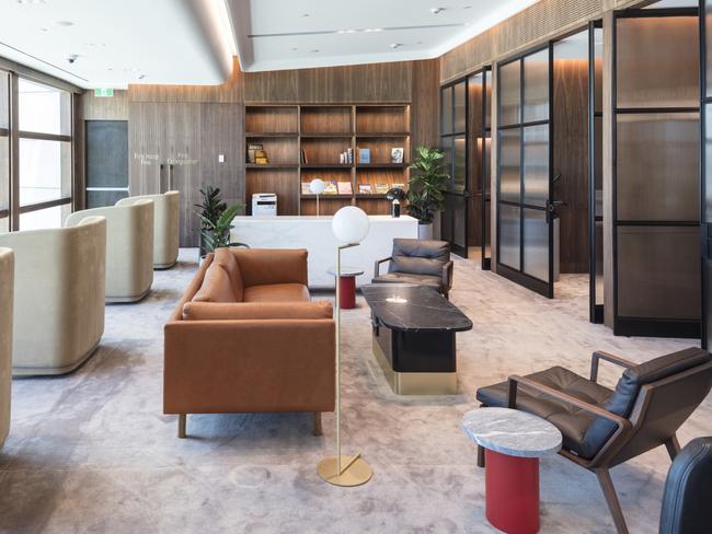 Brisbane Qantas Chairman’s Lounge for lounge feature. Picture: Supplied