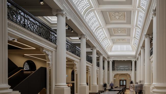 Queen’s Hall at the State Library of Victoria. Picture: Trevor Mein