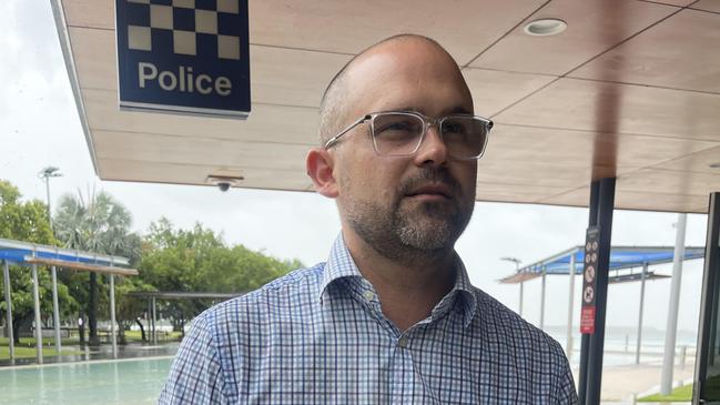 Deputy opposition leader David Janetzki speaking in Cairns on Tuesday. Photo: Supplied