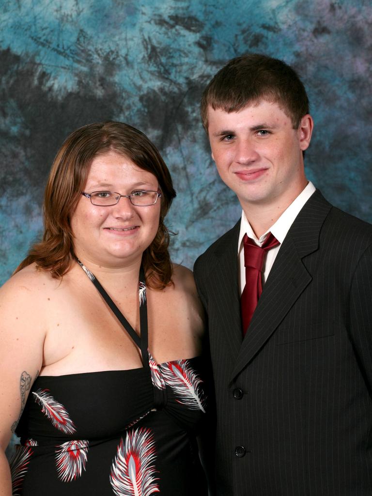 Cassie Hennig and Kyle Hennig at the 2009 Nhulunbuy High School formal. Picture: NT NEWS