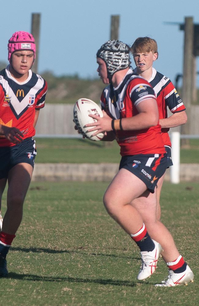 Sangwani Chinula playing for St Patricks College. Picture:Michaela Harlow