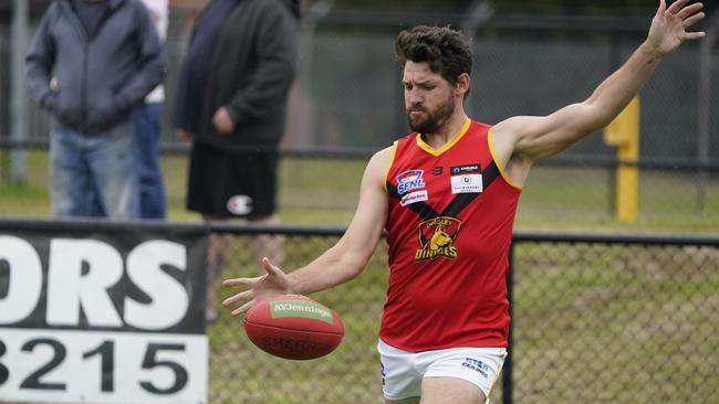 SFNL: Springvale Districts v Dingley at Springvale Reserve. Arryn Siposs makes his debut for Dingley. Picture: Valeriu Campan