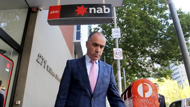 NAB CEO Andrew Thorburn says the self-assessment is a road map for change. Picture: David Geraghty