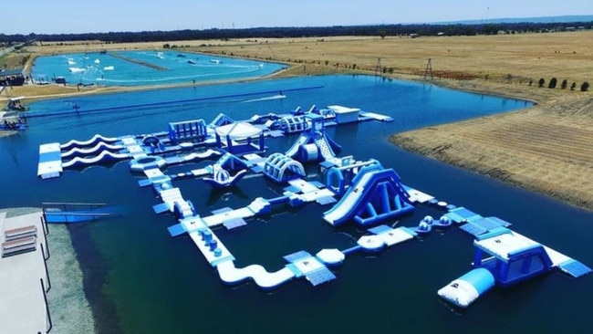 Bridge Watersport Park has been approved, with attractions to look similar to these at Perth Wake Park. Picture: Supplied