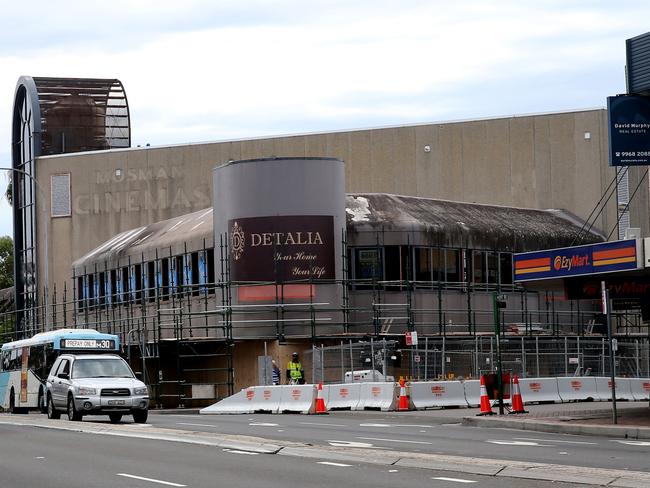 The old cinema at Spit Junction before it was demolished.