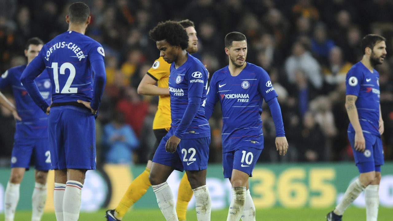 Chelsea suffered defeat to Wolves.