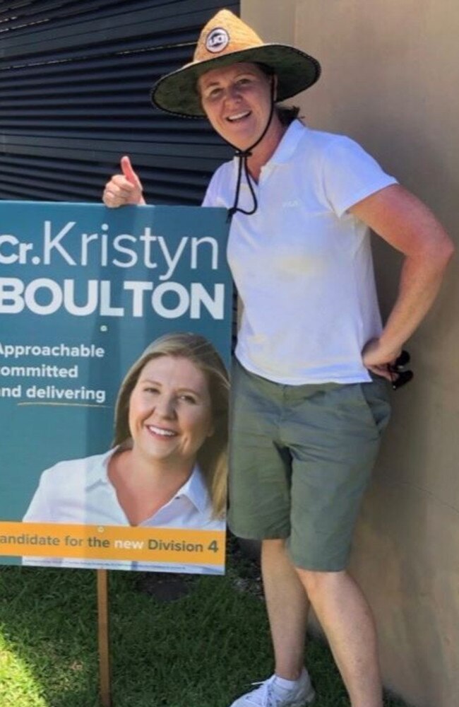 Councillor Kristyn Boulton is running in Division 4 on the Gold Coast.