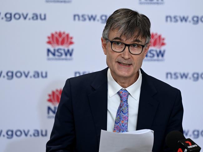 NSW Health's Dr Jeremy McAnulty speaks to the media. Picture: NCA NewsWire/Bianca De Marchi