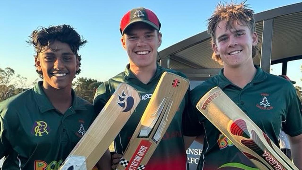 ‘It was nuts’: Best mates plunder centuries in junior cricket blitz