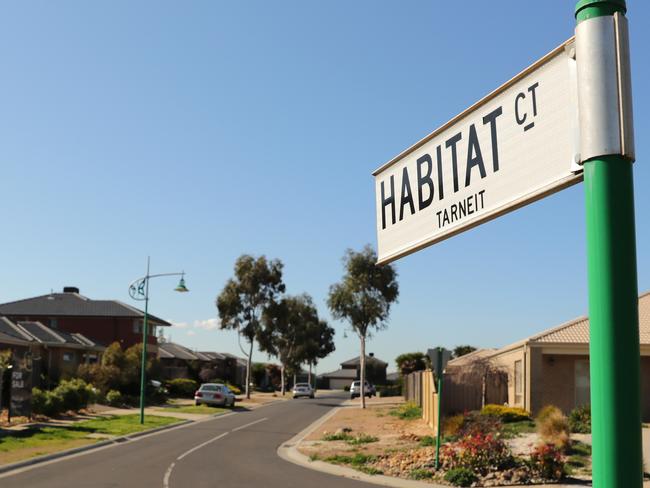 23/08/2018: Habitat Court in the Suburb of Tarneit, where there was another aggravated burglary over the weekend. Stuart McEvoy/ The Australian.