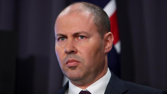 Treasurer Josh Frydenberg has warned that Labor’s negative gearing policy will add fuel to the housing market slump. Picture: Kym Smith