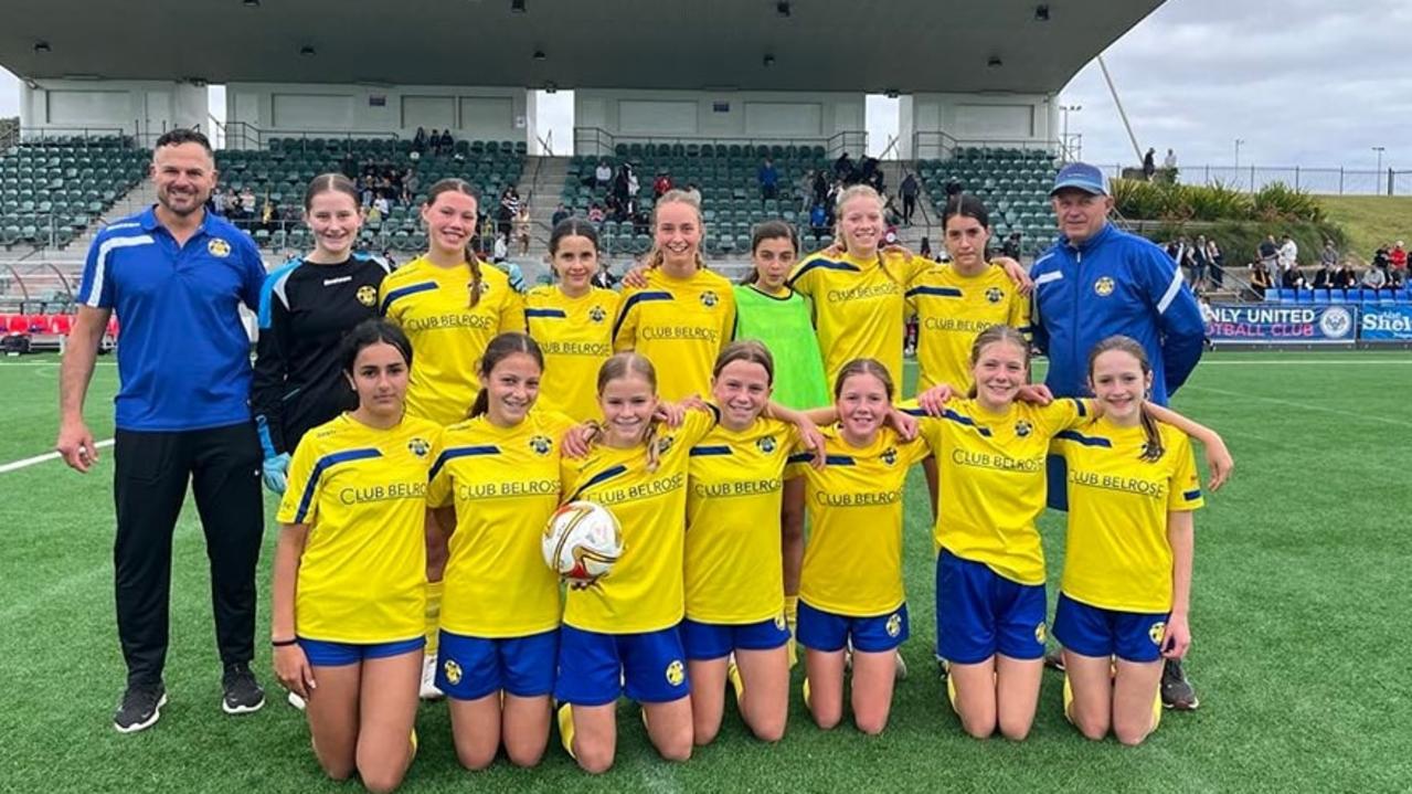 Belrose-Terrey Hills Raiders U13 girls have made it through to the grand final. Picture: Belrose-Terrey Hills SC