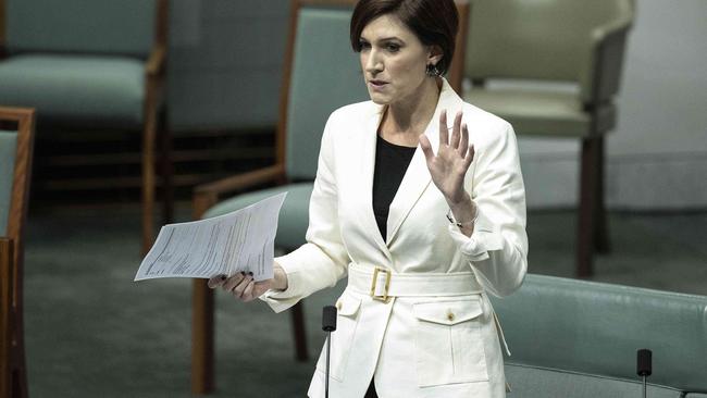 Nicolle Flint in the House of Representatives. Picture: NCA NewsWire / Gary Ramage